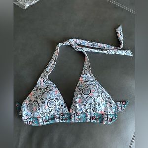 VENUS Floral Paisley Triangle Bikini Top